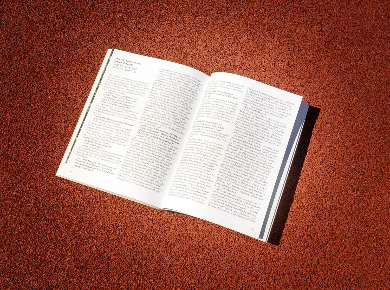 Studio Nomad, Editorial Design for Hochparterre and OST, inside pages