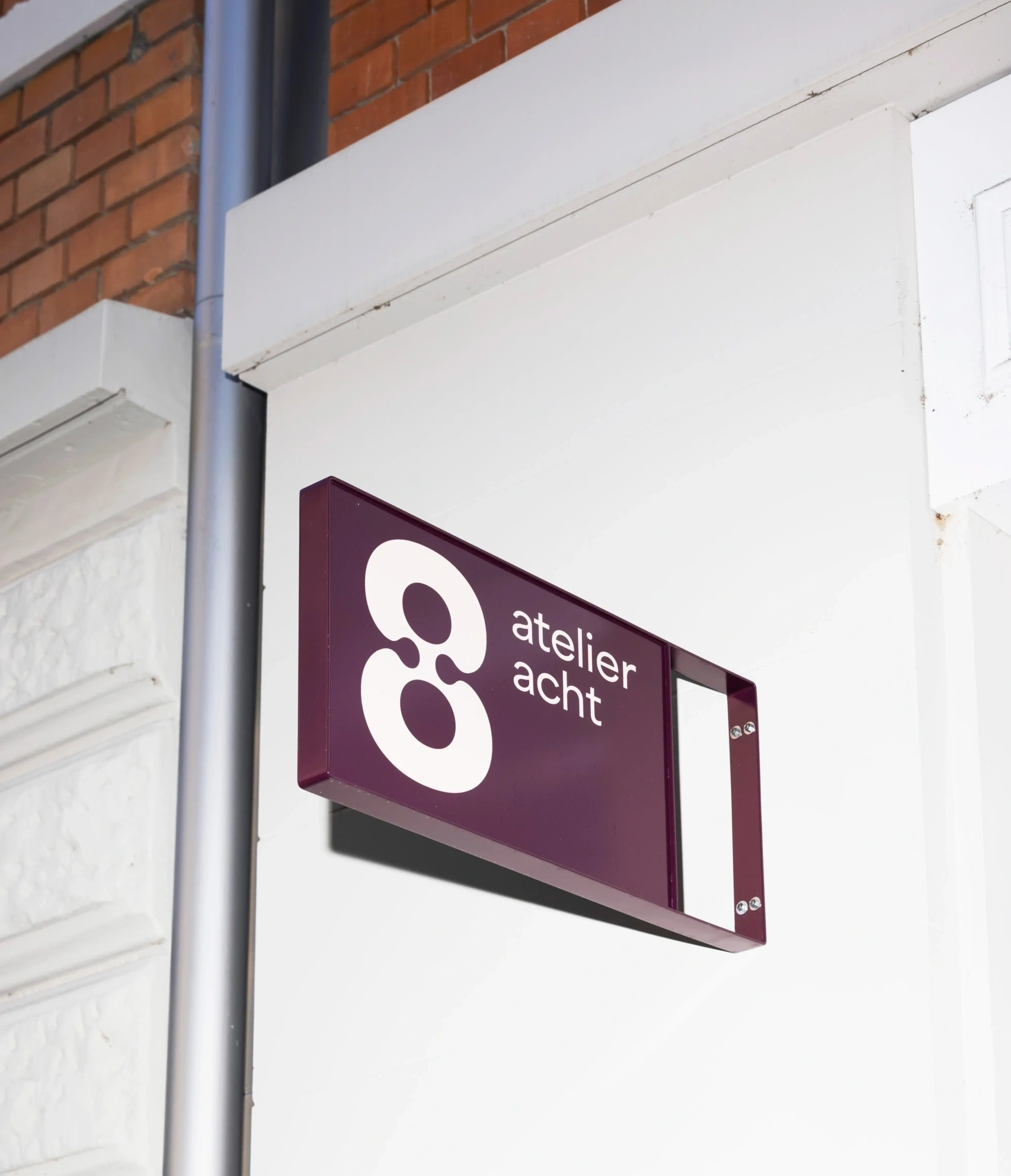 Studio Nomad for Atelier 8, Branding and Signage, Sign of the Studio