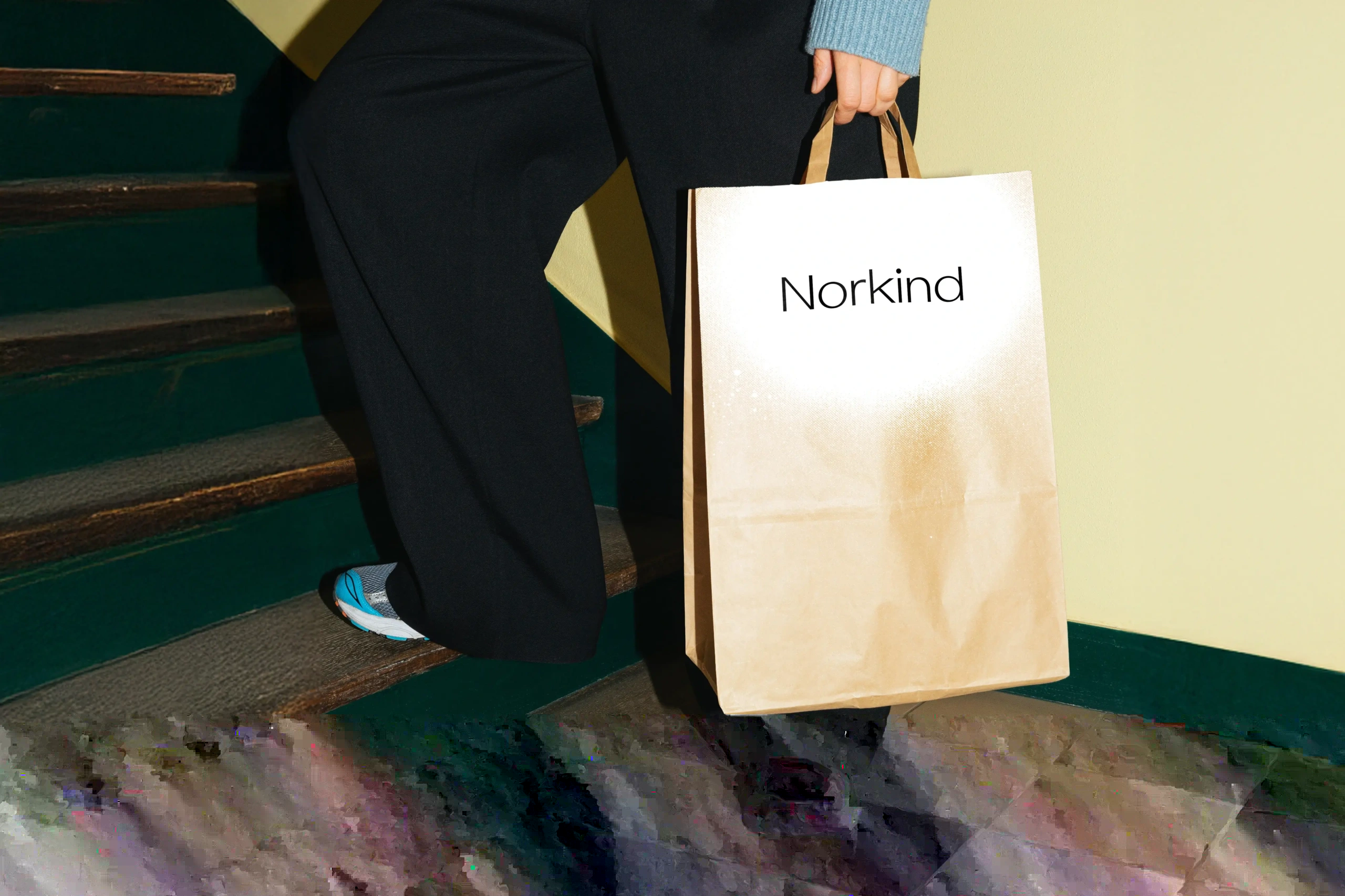Branding for Norkind by Studio Nomad, paper shopping bag