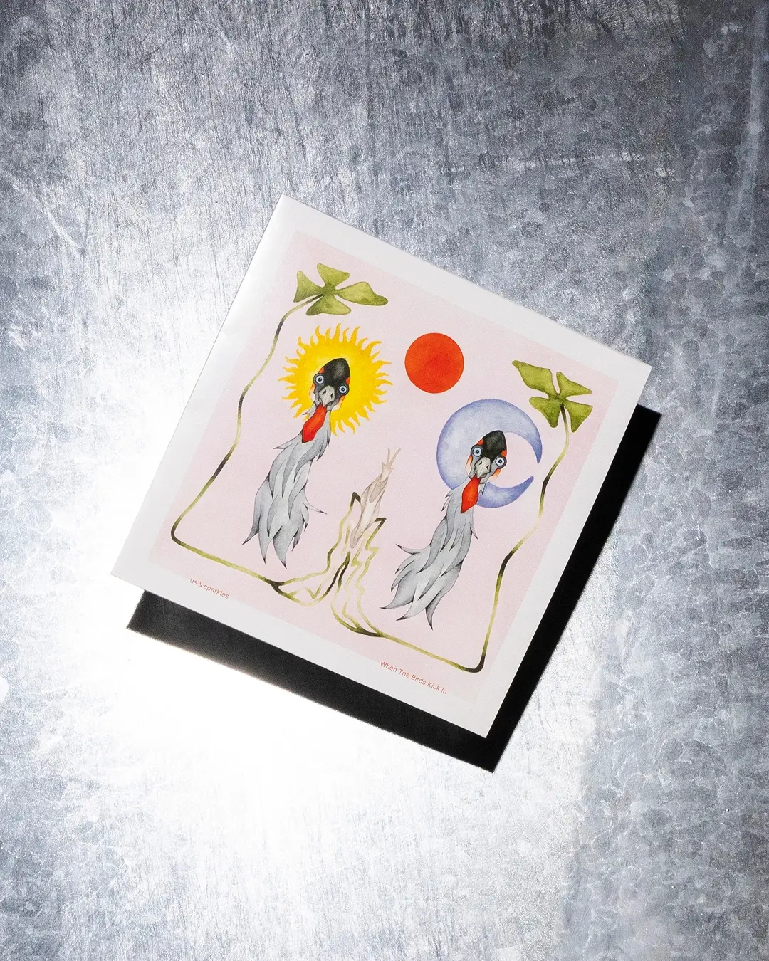 Cover Design for the music duo Us and Sparkles by night